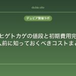 フトアゴヒゲトカゲの値段と初期費用完全ガイド｜購入前に知っておくべきコストまとめ