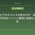デュビアのオスメスの見分け方｜幼虫・成虫の性別判別ポイントと繁殖に最適なオスメス比率