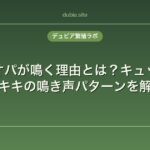 レオパが鳴く理由とは？キュッ・キキキの鳴き声パターンを解説