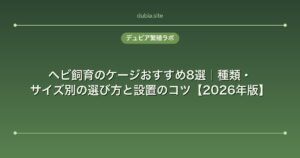 ヘビ飼育のケージおすすめ8選｜種類・サイズ別の選び方と設置のコツ【2026年版】